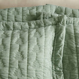 Pineapple Elephant Tamba Leaf Duvet Cover Set - Tamba Leaf Green Duvet Set