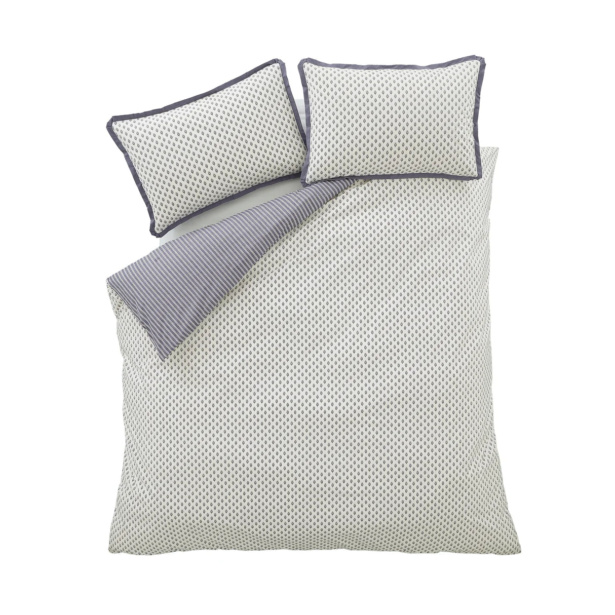 Bianca Amelie 200 Thread Count Cotton Reversible Duvet Cover Set 7