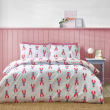 Sassy B Lobster Stripe Duvet Cover Set - Lobster Stripe Duvet Set
