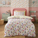 Belle & Boo Garden Friends Reversible Cotton Duvet Cover Set with Pillowcase