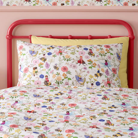 Belle & Boo Garden Friends Reversible Cotton Duvet Cover Set with Pillowcase