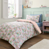 Belle & Boo Meadow Bunnies Reversible Cotton Duvet Cover Set with Pillowcase