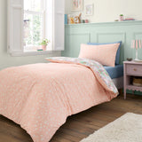 Belle & Boo Meadow Bunnies Reversible Cotton Duvet Cover Set with Pillowcase