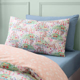 Belle & Boo Meadow Bunnies Reversible Cotton Duvet Cover Set with Pillowcase