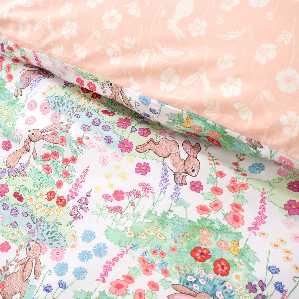 Belle & Boo Meadow Bunnies Duvet Cover Set - Meadow Bunnies Duvet Set