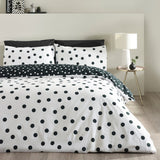 Catherine Lansfield Polka Dot Duvet Cover Set - Polka Dot Duvet Set