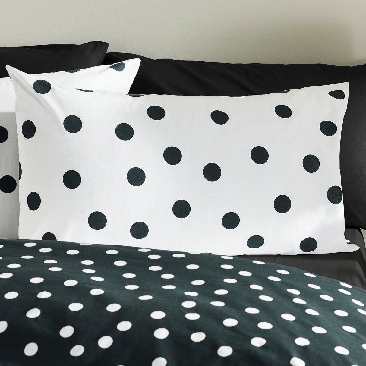 Catherine Lansfield Polka Dot Duvet Cover Set - Polka Dot Duvet Set