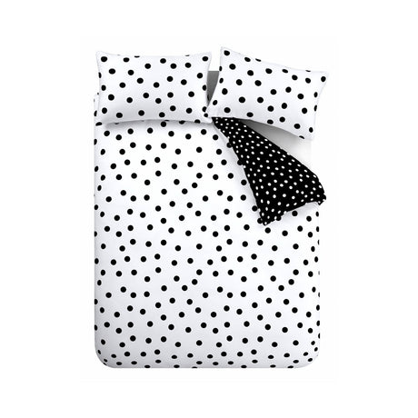 Catherine Lansfield Polka Dot Duvet Cover Set - Polka Dot Duvet Set