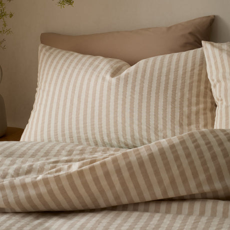 Pineapple Elephant Rich Woven Stripe Natural Cotton Duvet Cover Bedding Set - ~3(1)