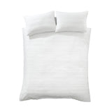 Bianca Fine Linens Waffle Cotton Stripe Duvet Cover Set - Waffle Cotton Stripe Duvet Set