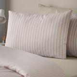 Catherine Lansfield Epping Textured Stripe Duvet Cover Set - Epping Textured Stripe Natural Duvet Set