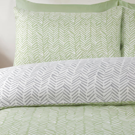 So Soft Helston Duvet Cover Set Green