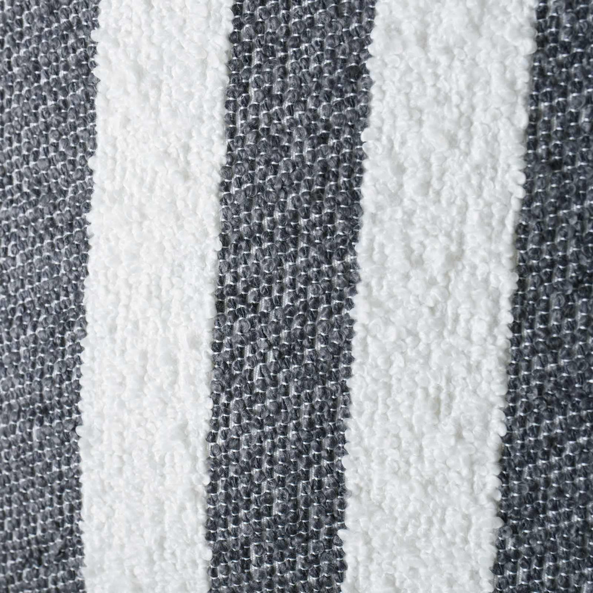 Boucle Stripe Cushion 18" x 18" (45cm x 45cm) by Catherine Lansfield