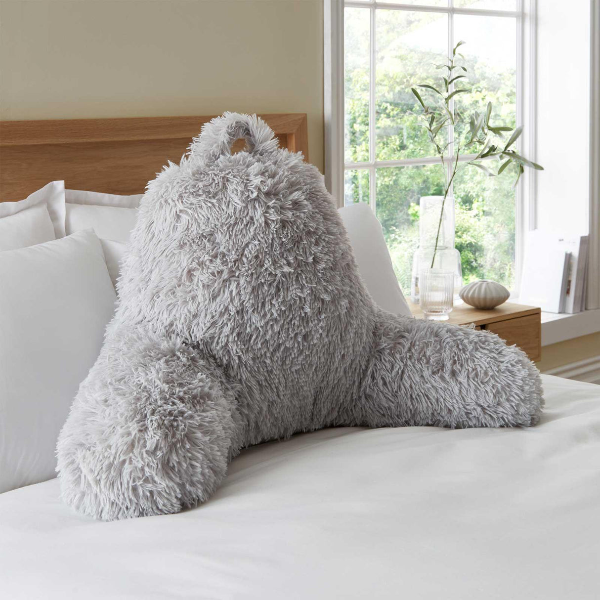 Catherine Lansfield Cuddly Cuddle Support Cushion Soft Filled Back Support 9