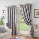 Botanic Lined Tape Top Pencil Pleat Curtains by Alan Symonds