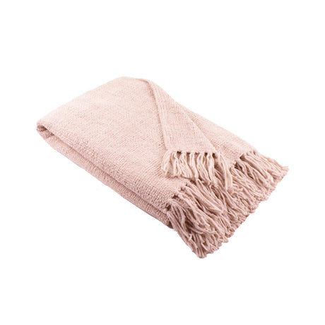 Textured Chenille Throw Blanket 130cm x 180cm by Appletree Loft