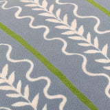 Albera Stripe Piped Velvet Cushion Cover 12" x 20" by Wylder Nature