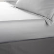 Catherine Lansfield Silky Soft Satin 30cm Deep Fitted Sheet - Silver