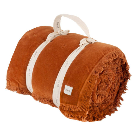 Jaye Cotton Velvet Filled Bedspread 140cm x 220cm by Yard 11