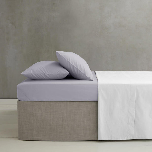 Easy Iron Percale Fitted Sheet Lilac