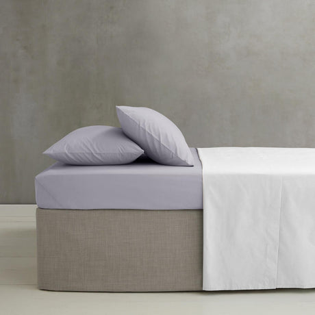 Catherine Lansfield Easy Iron 172 Thread Count Fitted Sheet - Lilac