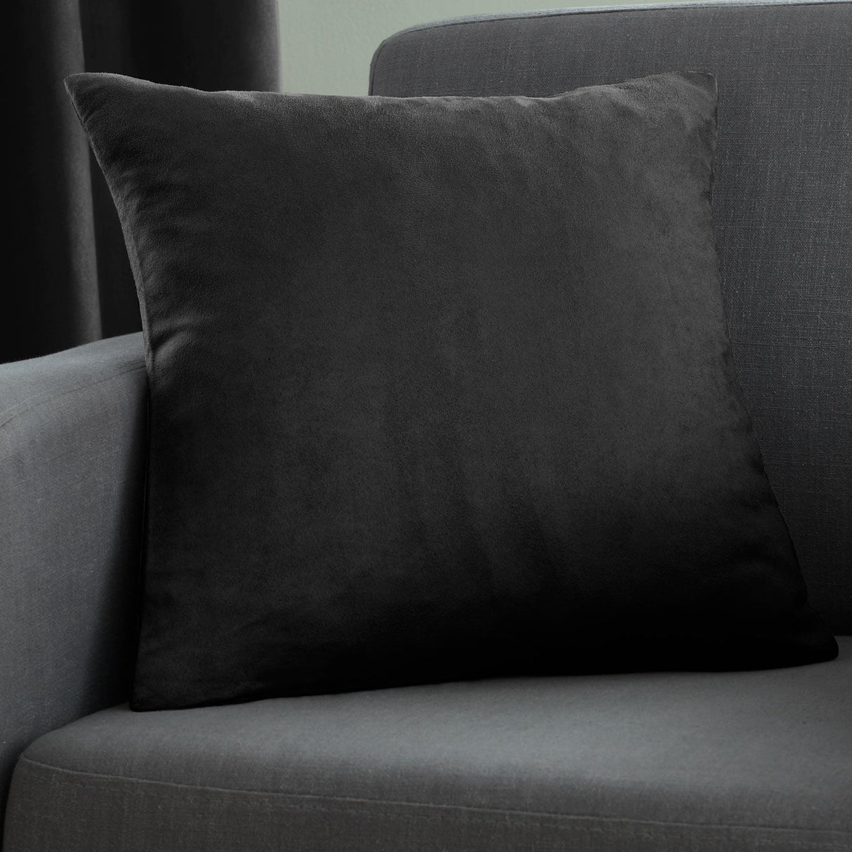 Faux Suede Cushion Cover 22" x 22" (55cm x 55cm) by Catherine Lansfield