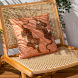 Tibetan Tiger Coral Outdoor Cushion Cover 17" x 17" by furn.