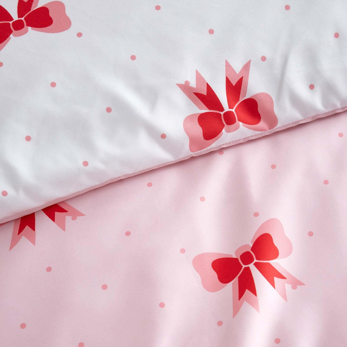 Dotty Bows Duvet Cover Set by Sassy B