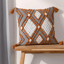 Aquene Tufted Tasselled Cushion Cover 20" x 20" by furn.