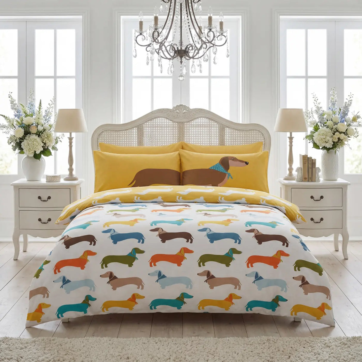 Sausage Dog Duvet Cover Set 1