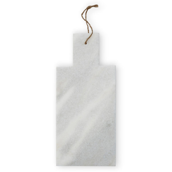 White Marble Paddle Chopping Board