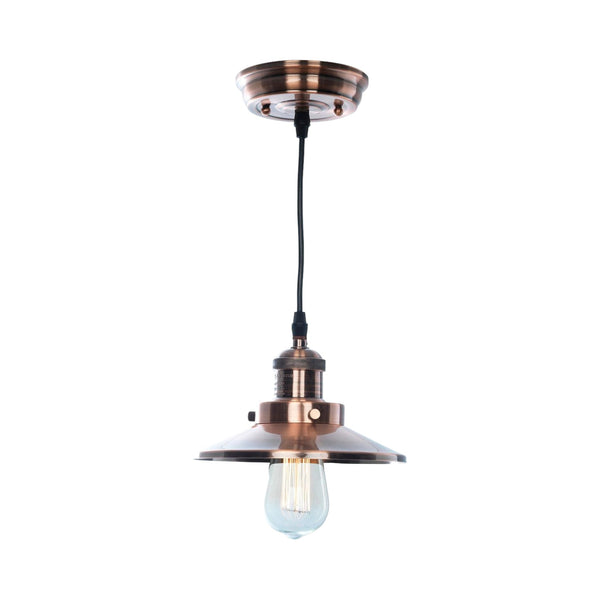 Holborn Ceiling Pendant  Light Lantern Copper Metal