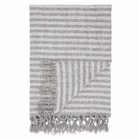 Stripe Chenille Throw Blanket 130cm x 170cm by Catherine Lansfield