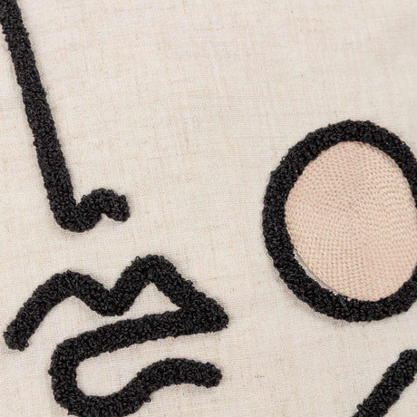 Cleo Linear Woven Cushion Cover 18" x 18" by furn.