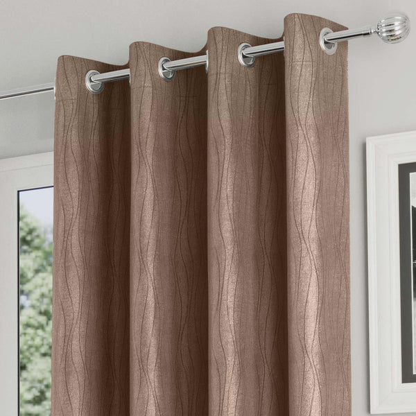 Goodwood Thermal Blockout Eyelet Curtains Bronze