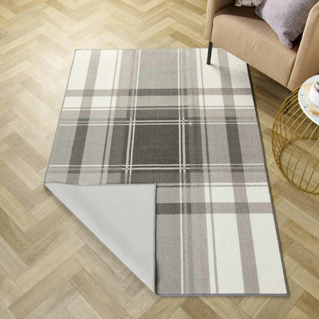 Balmoral Check Washable Rug 120cm x 180cm by Fusion