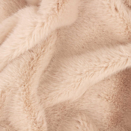 Stanza Faux Fur Throw Blanket 130cm x 180cm by Paoletti