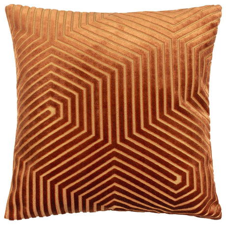 Evoke Cut Velvet Cushion Cover 18" x 18" by Paoletti