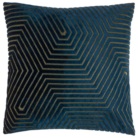 Evoke Cut Velvet Cushion Cover 18" x 18" by Paoletti