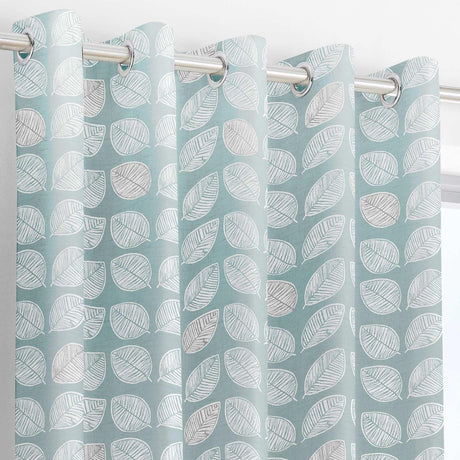 Delft Eyelet Curtains by Fusion