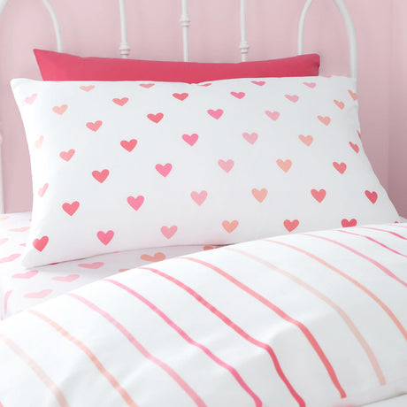 Hearts & Stripes Duvet Cover Set Twin Pack by Catherine Lansfield