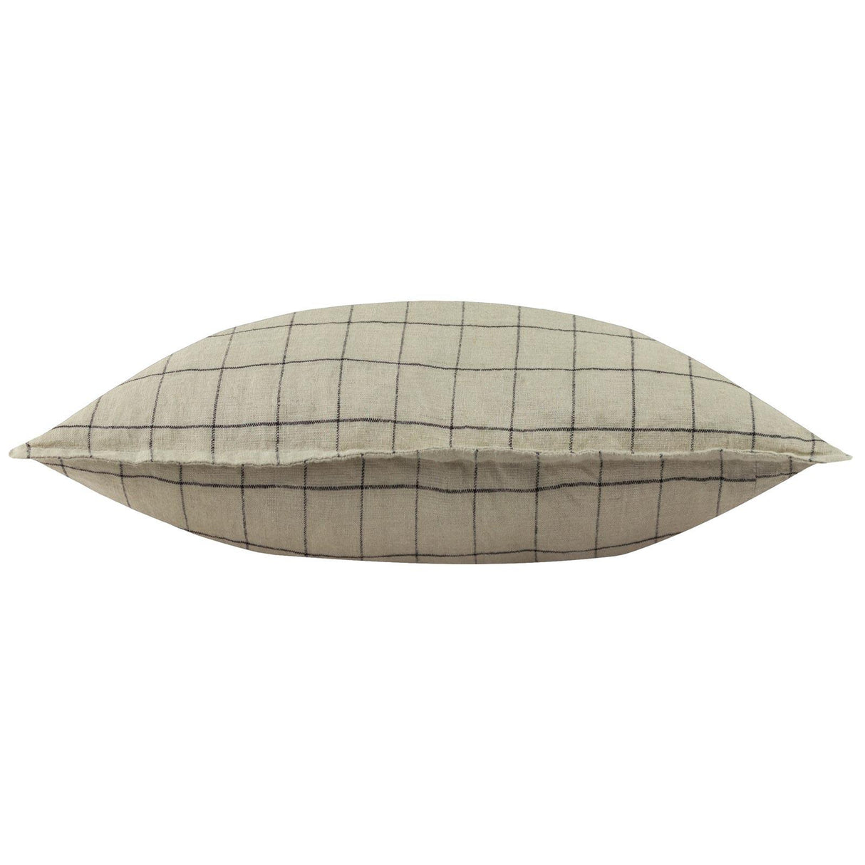 Linen Grid Check Cushion Cover 20" x 20" (50cm x 50cm) by Yard