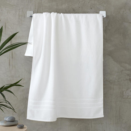 Catherine Lansfield Zero Twist 100% Cotton 500gsm Towels - White