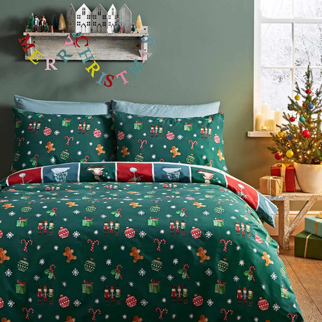 Christmas Advent Calendar Duvet Cover Set by Catherine Lansfield