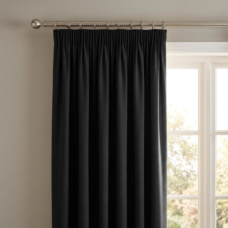 Dijon Blackout Thermal Tape Top Pencil Pleat Curtains 8