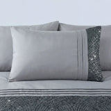 Charleston Glitter Duvet Cover Set - Grey image 2