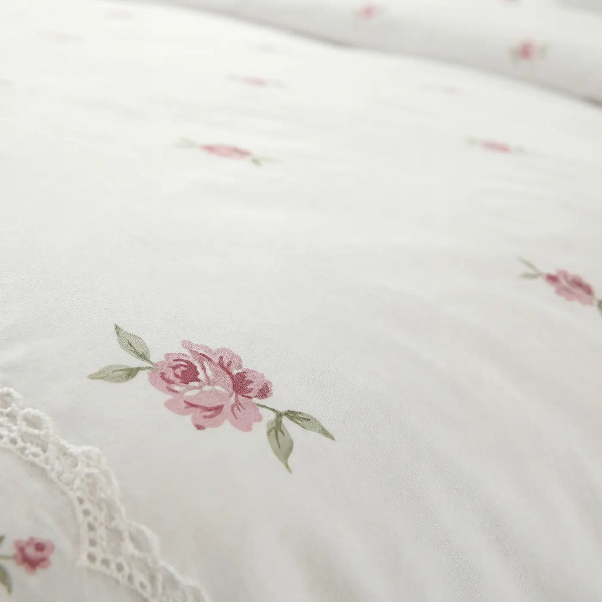 Sophie Embroidered Duvet Cover Set - Cream image 3