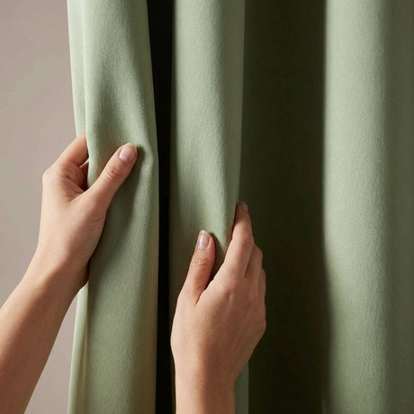 Sorbonne Cotton Lined Ready Made Eyelet Curtains 17