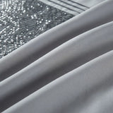Charleston Glitter Duvet Cover Set - Grey image 3