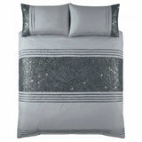 Charleston Glitter Duvet Cover Set - Grey image 4